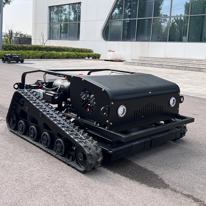 GC-1000 CE EPA Approved 23HP 1000mm All Terrain Grass Cutting Machine Agriculture Rubber Tracks Remote Control Robot Lawn Mower