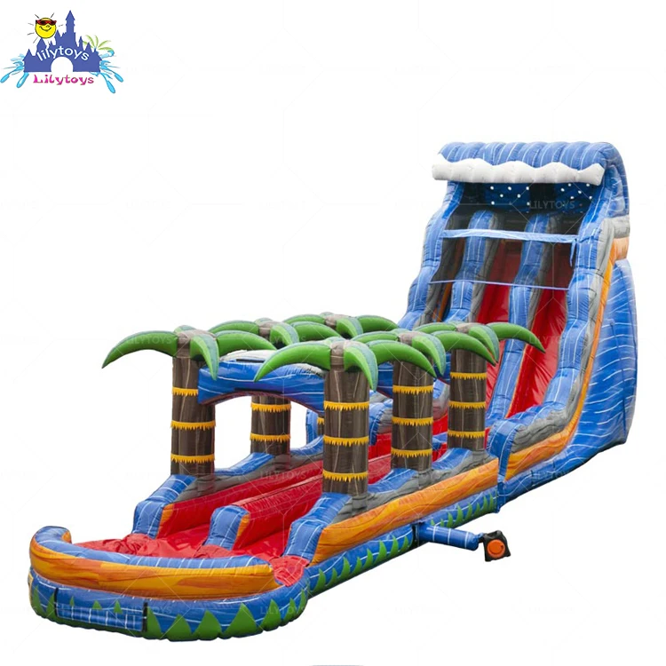 Производитель игровая площадка водная горка надувные игрушки аксессуары с бассейном для детей