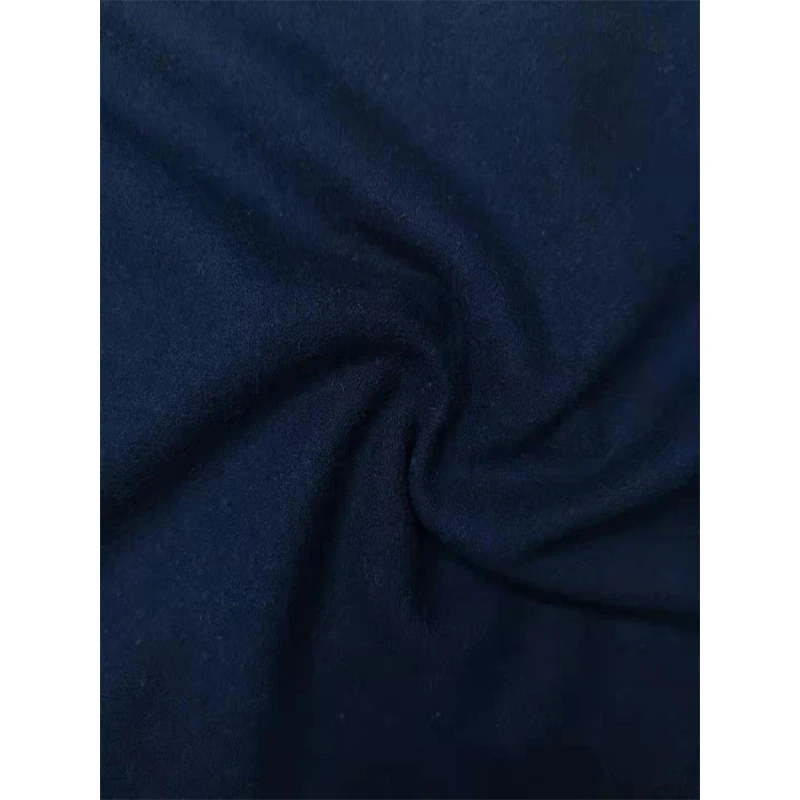 
Yarn Dyed Wool Woven Dark gray Polyester Fabric For Blanket 