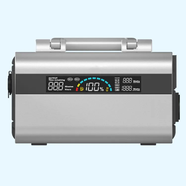 
Amazon Ebay High Demand Portable AC Power Bank 500W 600W Outdoor Travel Camping Hunting Emergency Power Station with LED light 