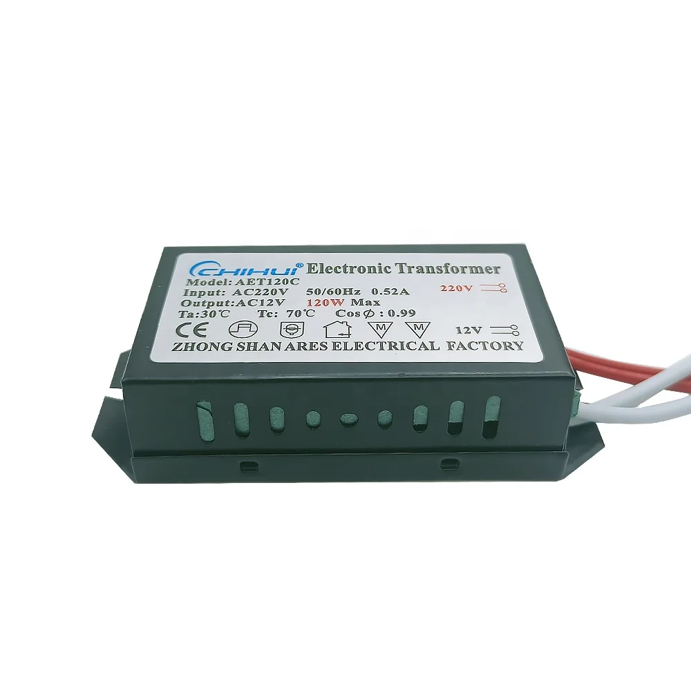 Чихуй электронный трансформатор 120 Вт AC220V до 12V для галогенная лампа и с украшением в виде кристаллов G4 светового бисера трансформаторы системы