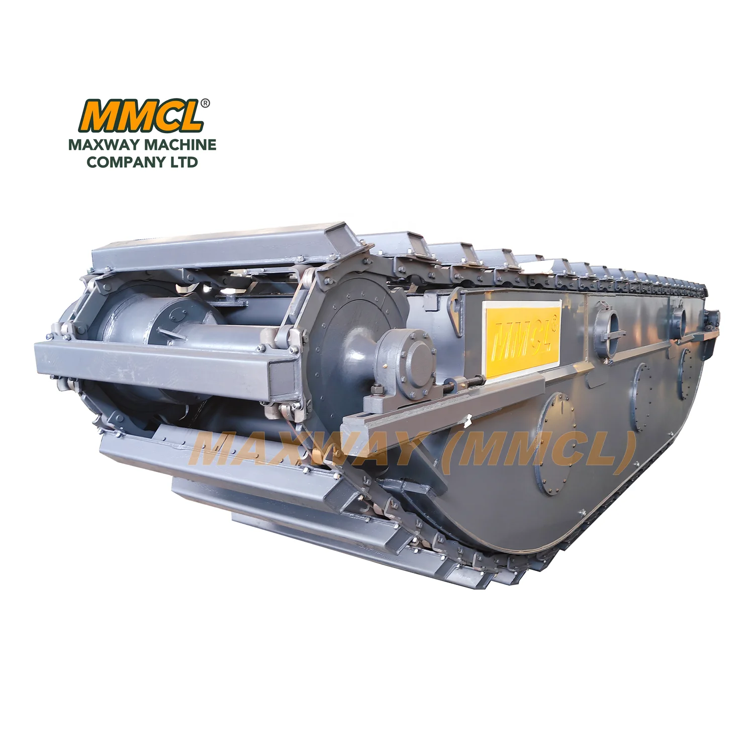 MAXWAY (MMCL) Big Float Amphibious Pontoon Undercarriage for HITACHI Excavator, Model: MAX200PU-S