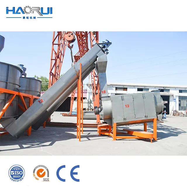 Automatic Waste Recycling LDPE HDPE PP PE Plastic Film Bottle Washing Machine New Label Remover Pump Motor Engine Plant Line