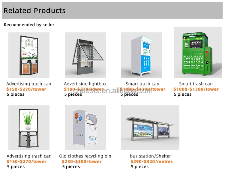 Manufacturer low price 10- 24 gauge galvanized steel different size clothing books donation bins