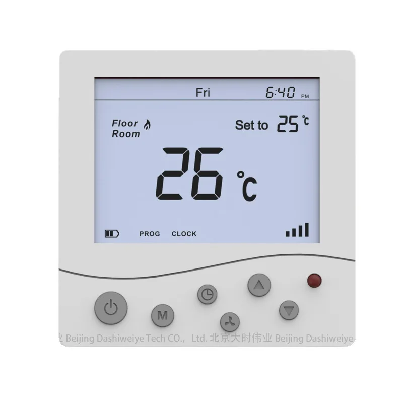 IAQ indoor Temperature Sensor Box Wifi Programmable Thermostat Smart Temperature Controller Box for Greenhouse and Home