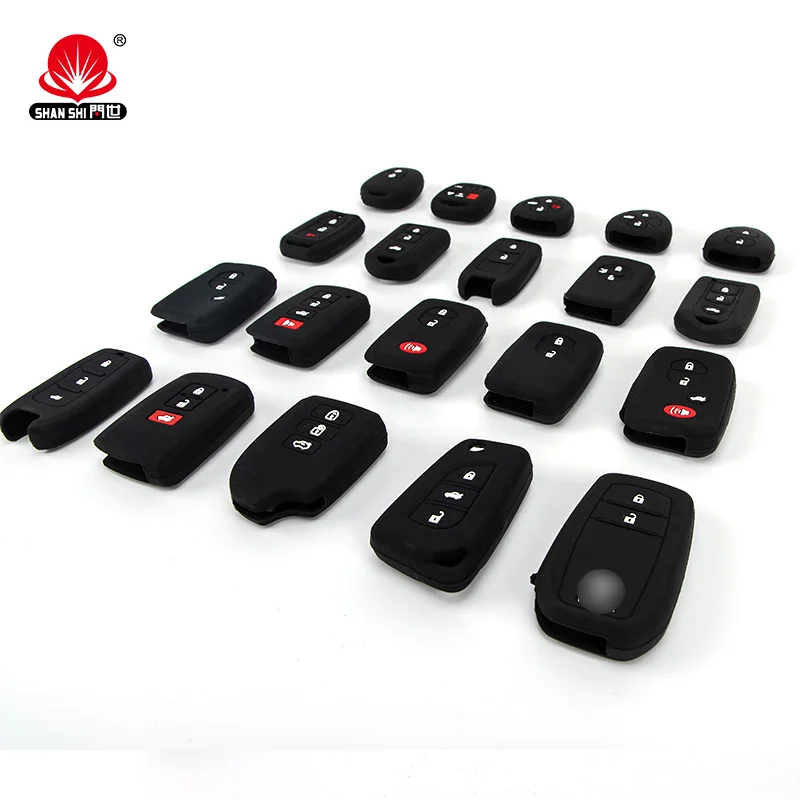 SHANSHI wholesale colorful custom waterproof car key cover case