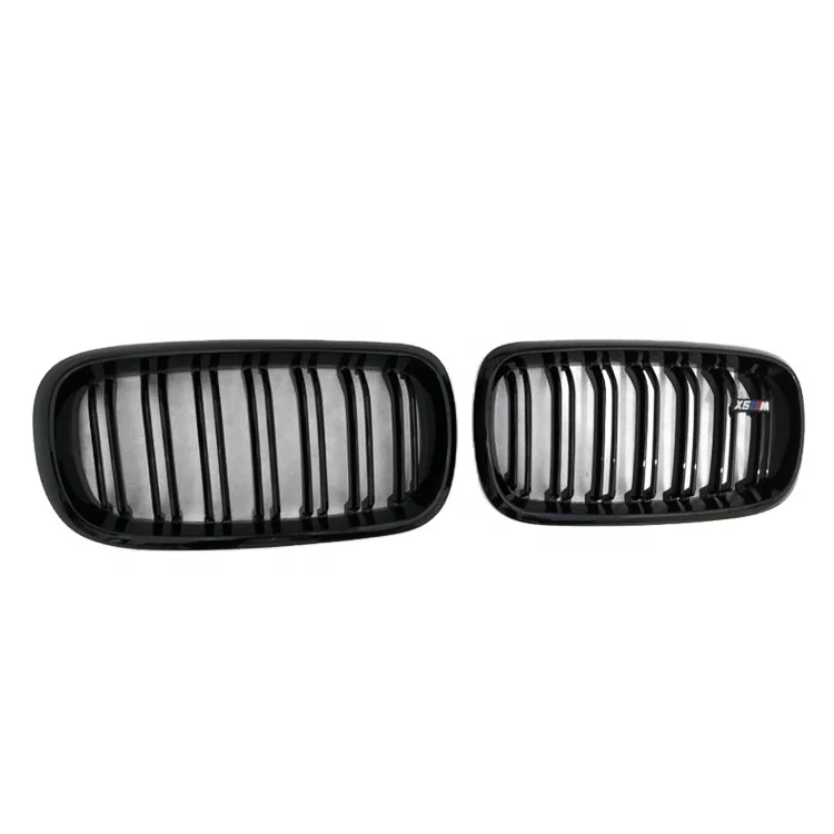 Porbao авто фары черный двойная линия автомобиля Передняя решетка для X5/F15