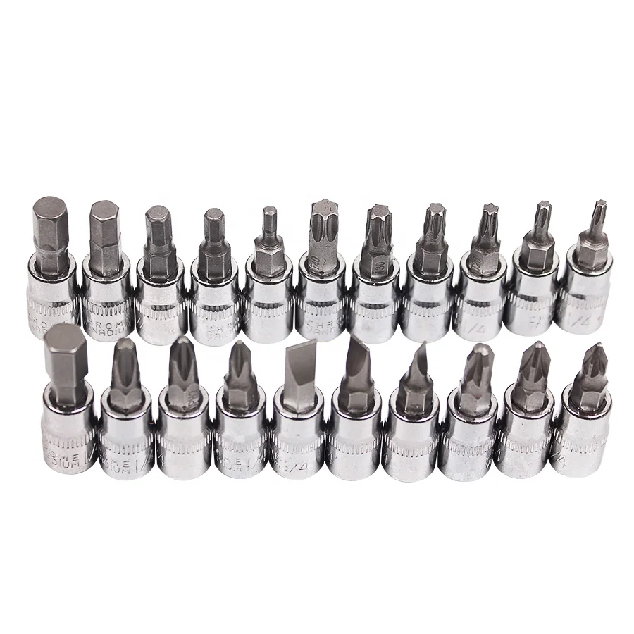
46pcs 1/4-Inch Socket Set Car Repair Tool Ratchet Torque Wrench Combo Tools Kit Auto Repairing Tool Set 