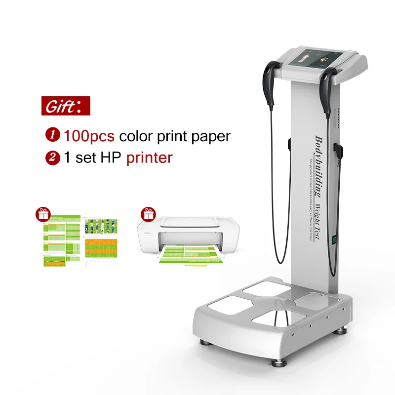  Best sellers 2020/2021 professional body fat analyzer 3D GS6.5 with printer analysis composition