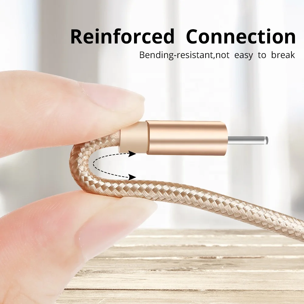 3 фута 2 1 а быстрые зарядные устройства для iPhone Быстрый зарядный кабель нейлоновый плетеный шнур передачи данных