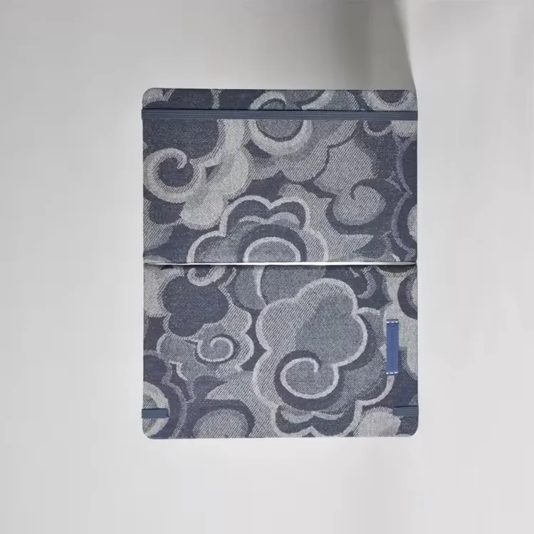 notebook in french spiral notebook graph paper journal wholesale PU leather with elastic band a5 agenda