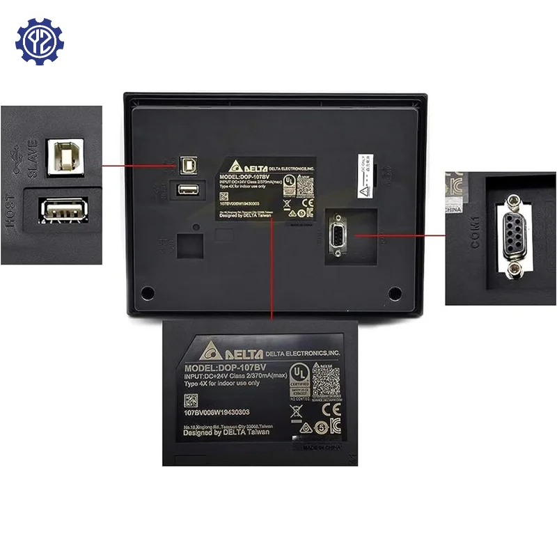 Delta DOP-100 Series HMI Touch Screen 7-inch DOP-107BV Industrial PC Human Machine Interfaces