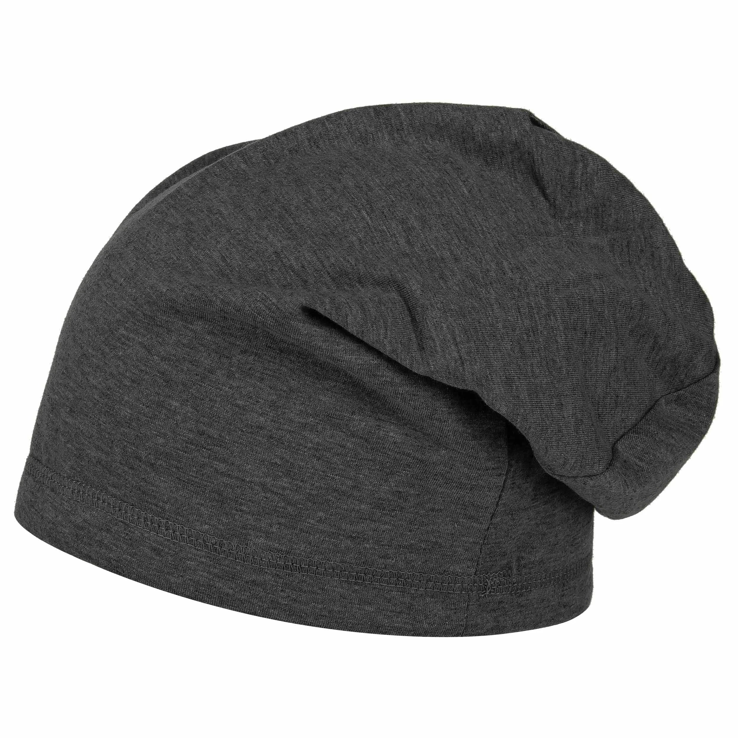 Custom Mens and Womens Lightweight Stretchable Elastane Spandex Cotton Jersey Slouchy Beanie Hat