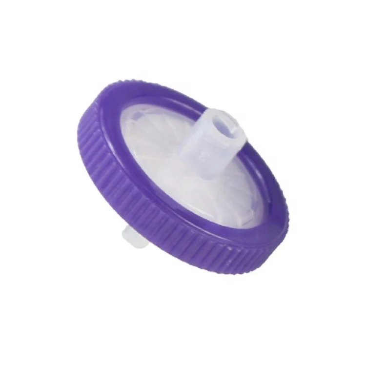 laboratory use glass fiber sterile syringe filter 0.22ul 3ul