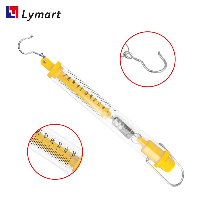 5N cylinder Spring balance dynamometer for mechanics