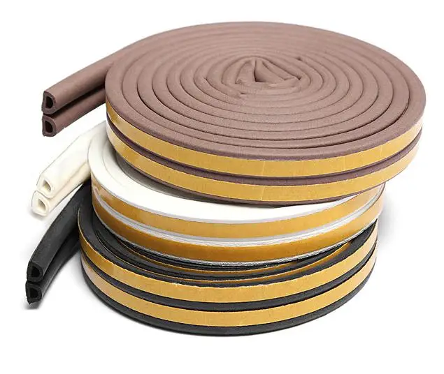 Self-adhesive EPDM Door Window Insulation Excluder Sponge Weatherstrip Foam Seal Strip