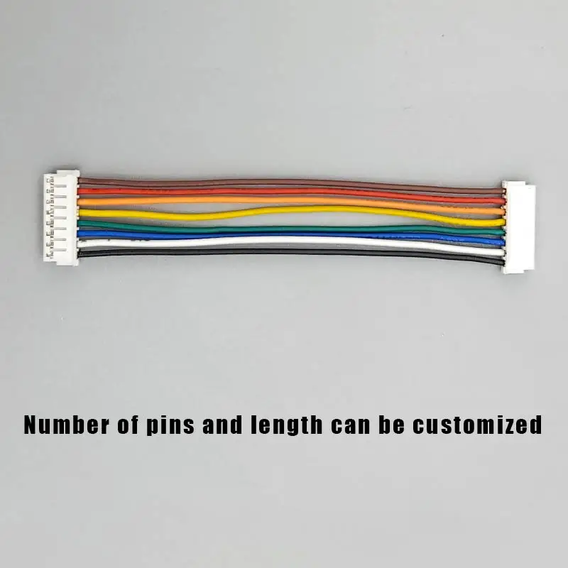 custom 2 3 4 5 6 7 8-13 pin jst zh 1.5 mm pitch connector terminal housing 26awg cables wire assembly harness