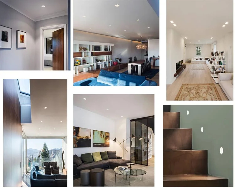 Gypsum light application