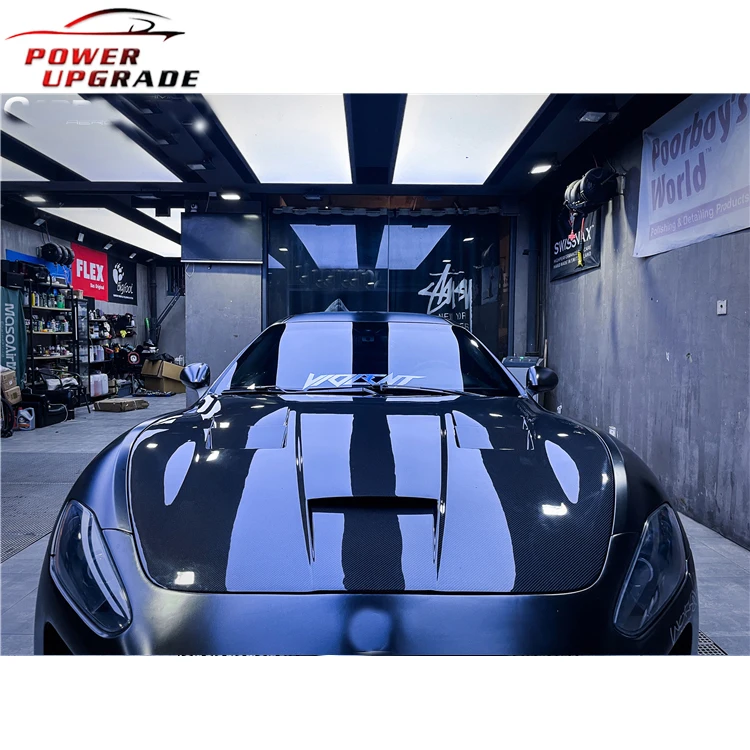 Carbon Fiber Front Hood Bonnet Fit For Maserati Granturismo GT GTS MC Style Hood Engine Cover High Quality