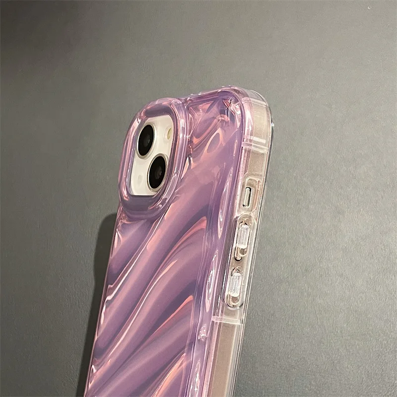 2023 New Premium 3D Water Wave Pattern Cover phone case for iphone Xr Xs 11 12 13 14 Pro Max Cell Cover