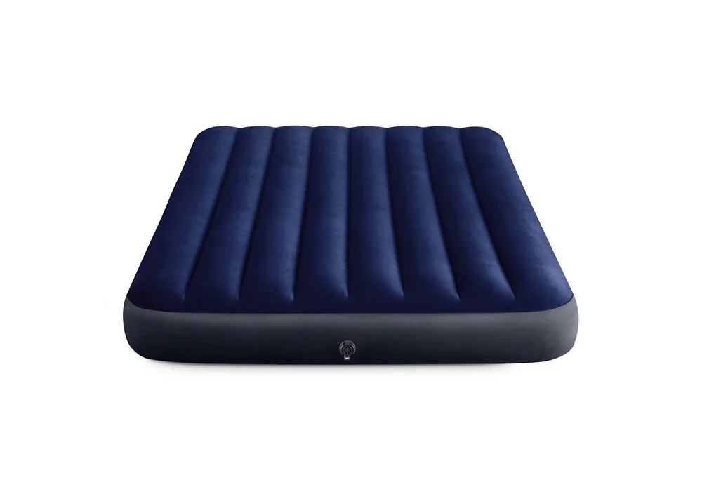Intex 64758 inflatable double air bed camping mattress with pillow rest classic airbed