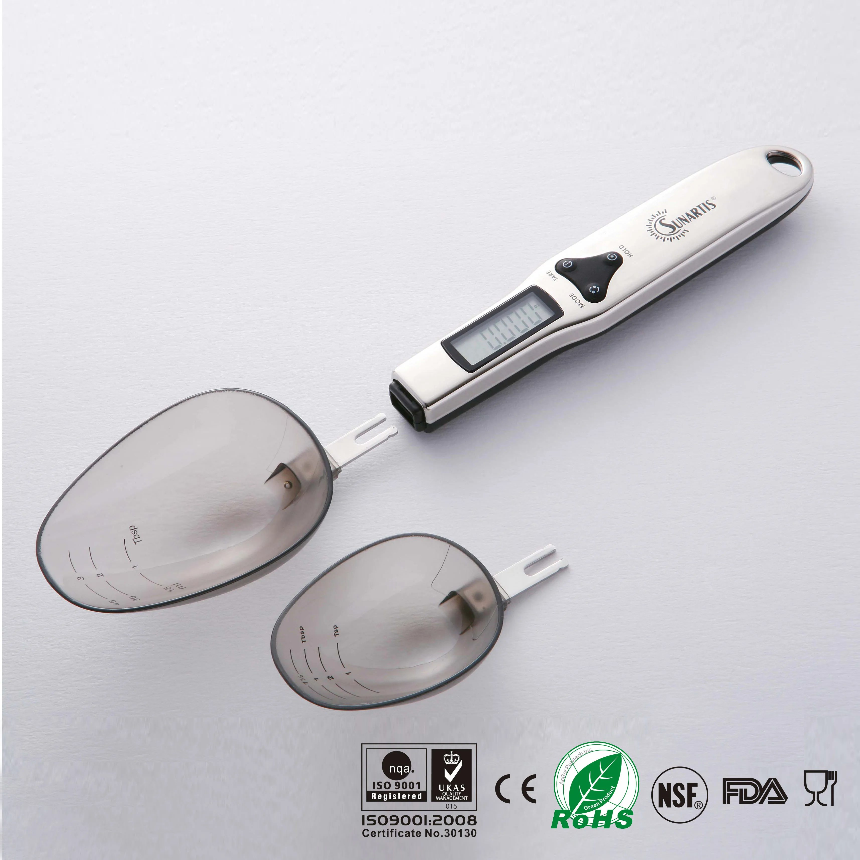 Digital Instant Read Spoon Scale Kitchen Scales bake Scales ABS  SUS304 Stainless Steel  300g