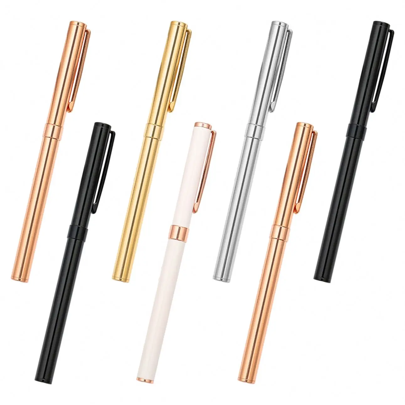 Hot sale Customized Factory price rose gold ball pen school & office supplies high quality metal roller Pen