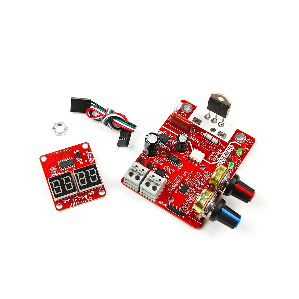 NY-D01 40A/100A Digital Display Spot Welding Module Time And Current Controller Panel Timing Ammeter Spot Welders Control Board