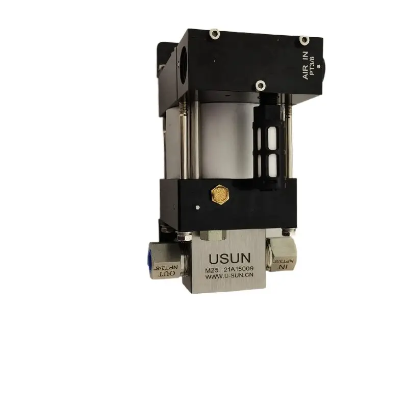 Portable  USUN Model:M64 300-500 Bar Output Air driven hydro static test pump for hose/tube/pipes