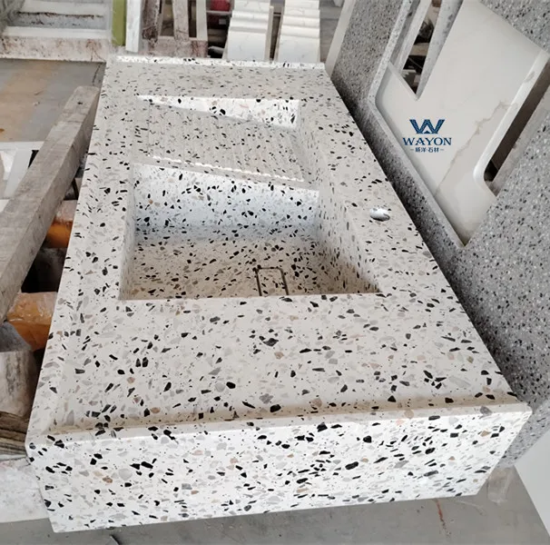 Wayon  Unique Design High Performance Inorganic Terrazzo  Wash Basins Sinks  Experienced in processing  Various shapes
