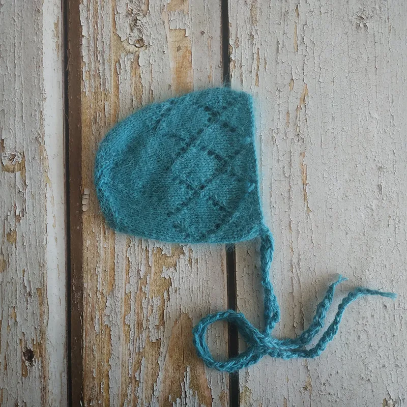 
Newborn bonnet photography props baby diamond hat photography props 