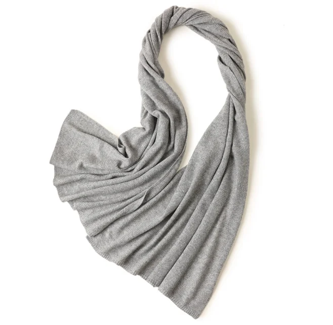 fashion factory wholesale style Ladies knitting rhomboidal checked cashmere shawl