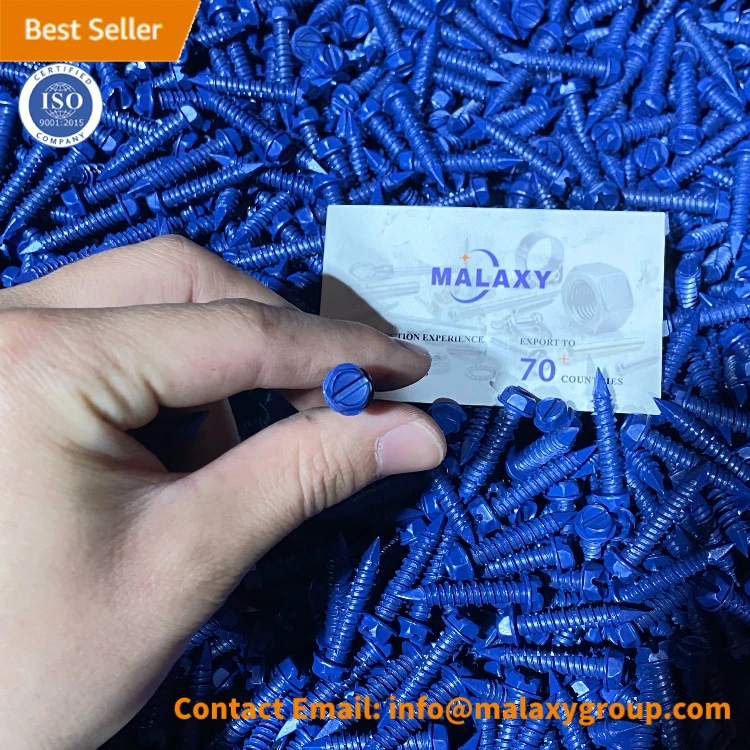 MALAXY Tapcon винты бетонные анкерные 1/4 Шестигранная головка шайбы