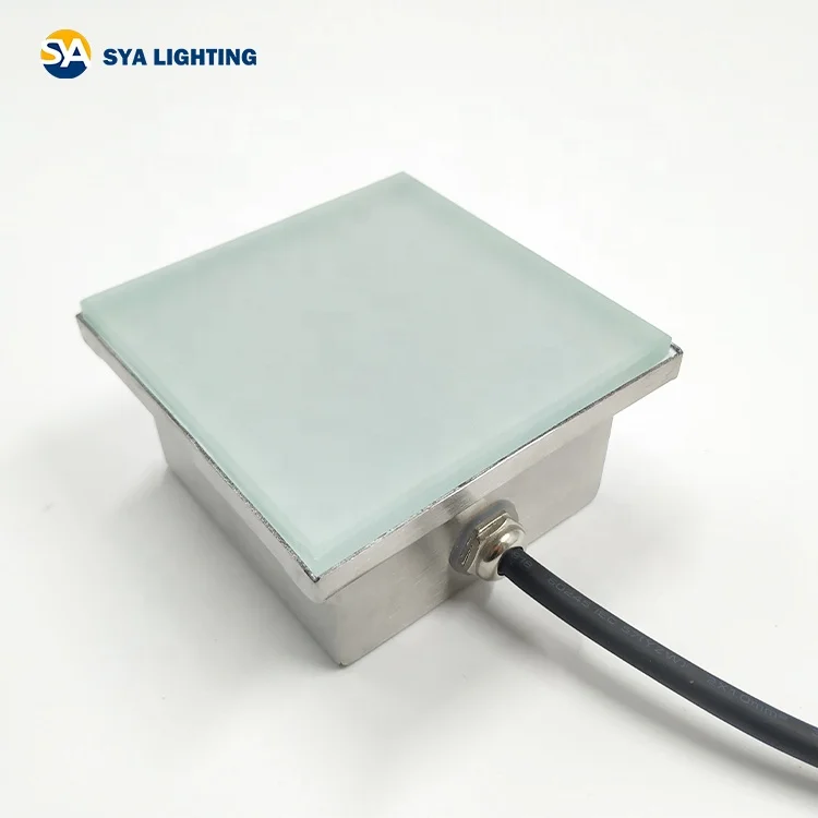 SYA-308S Manufacture Lawn Lamp IP67 Waterproof LED Outdoor decoration square brick light