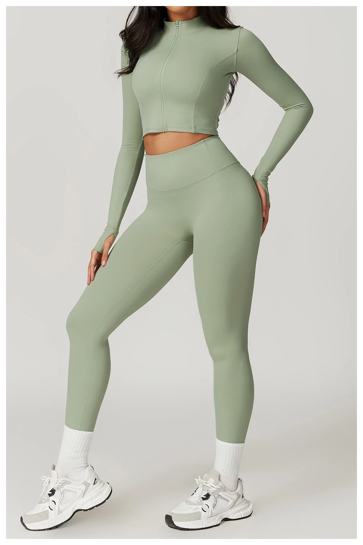 Wholesale Workout Gym Sets Soft Comfortable Running Gym Fitness Sets Women Gym Leggings High Waist 3 Piece Yoga Set Women