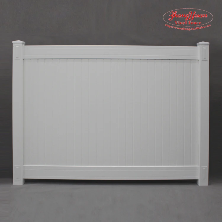 Hot American style vinyl privacy fence material high quality nice price pvc fence