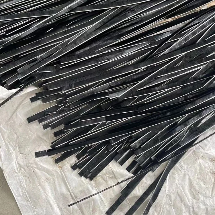 Custom size door/window PP/PBT/Nylon strip brushes sealing brush China