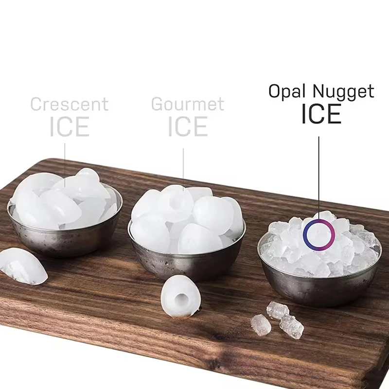 Stainless Steel 3.4 L nugget  ice maker portable wifi Ice Maker Household Ice Cube Making Machine 20kg/24h