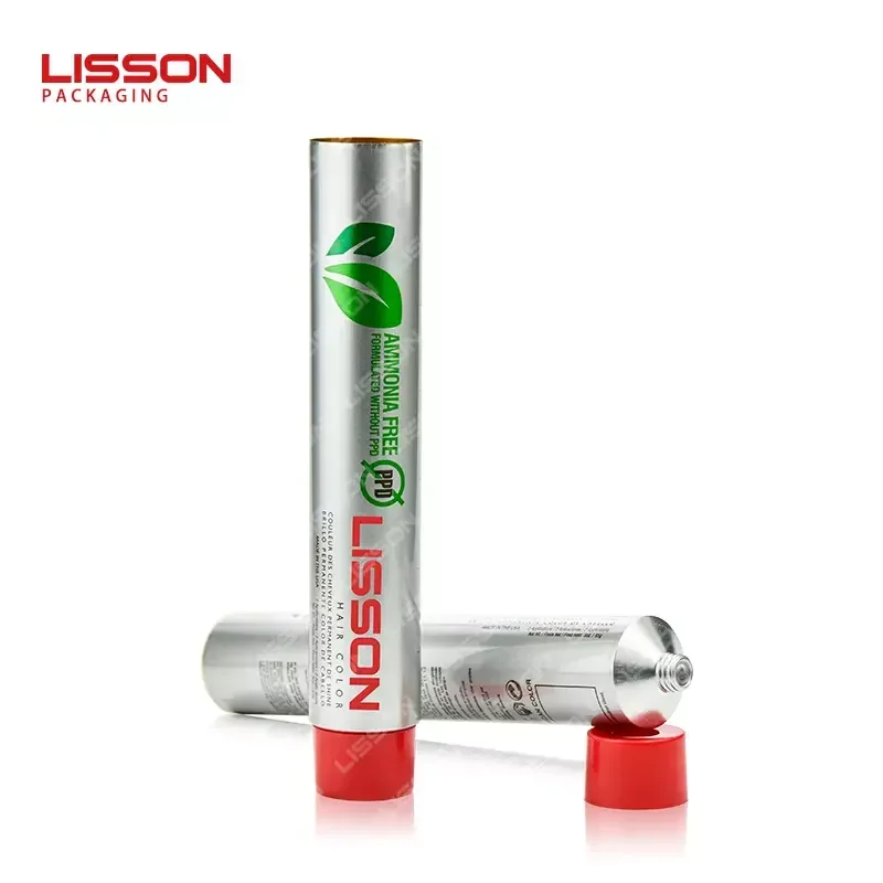 Eco Friendly 50Ml 100% Empty Rectangular Aluminum Lotion Squeeze Hand Cream Square Tube Sizes Ointment