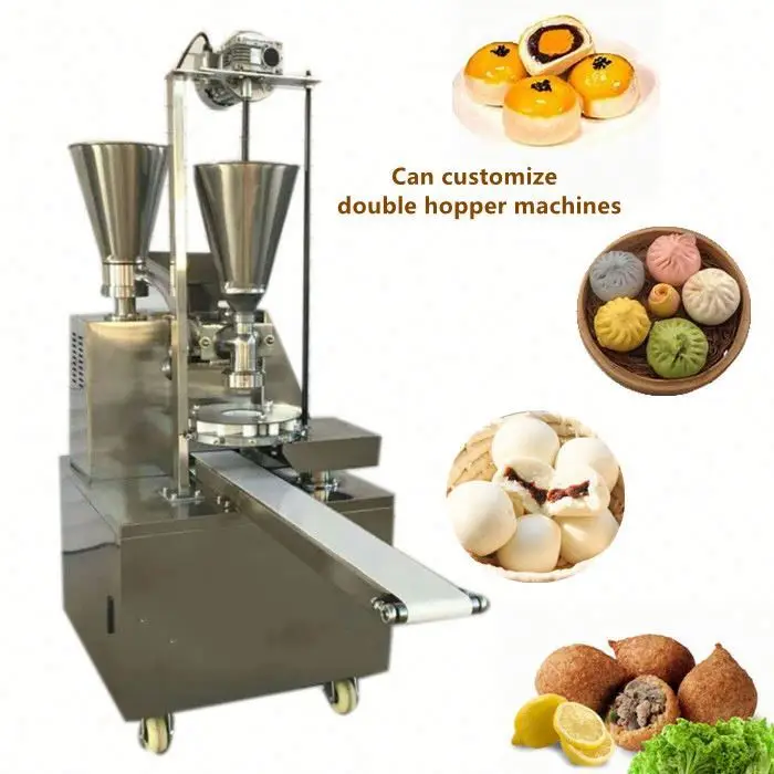 Automatic Meat Pie Stuffing baozi Making Machine / Minced Port Meat Steamed Stuffed Bun Momo Maker Machine  maker