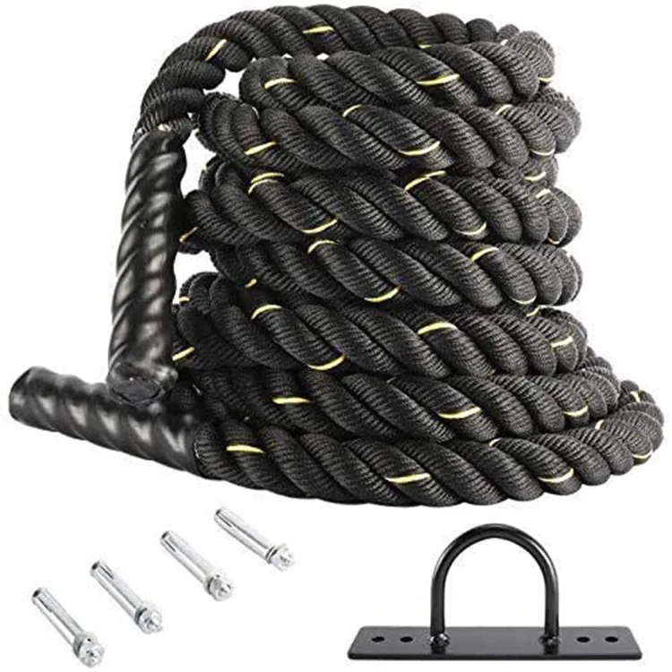 Factory Direct Heavy Battle Exercise Training Rope High Quality Heavy Duty Battle Rope for Power Training