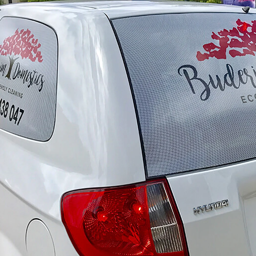 Digital  One Way Vision Protective Vinyl Film, Plastic Car Window Sticker