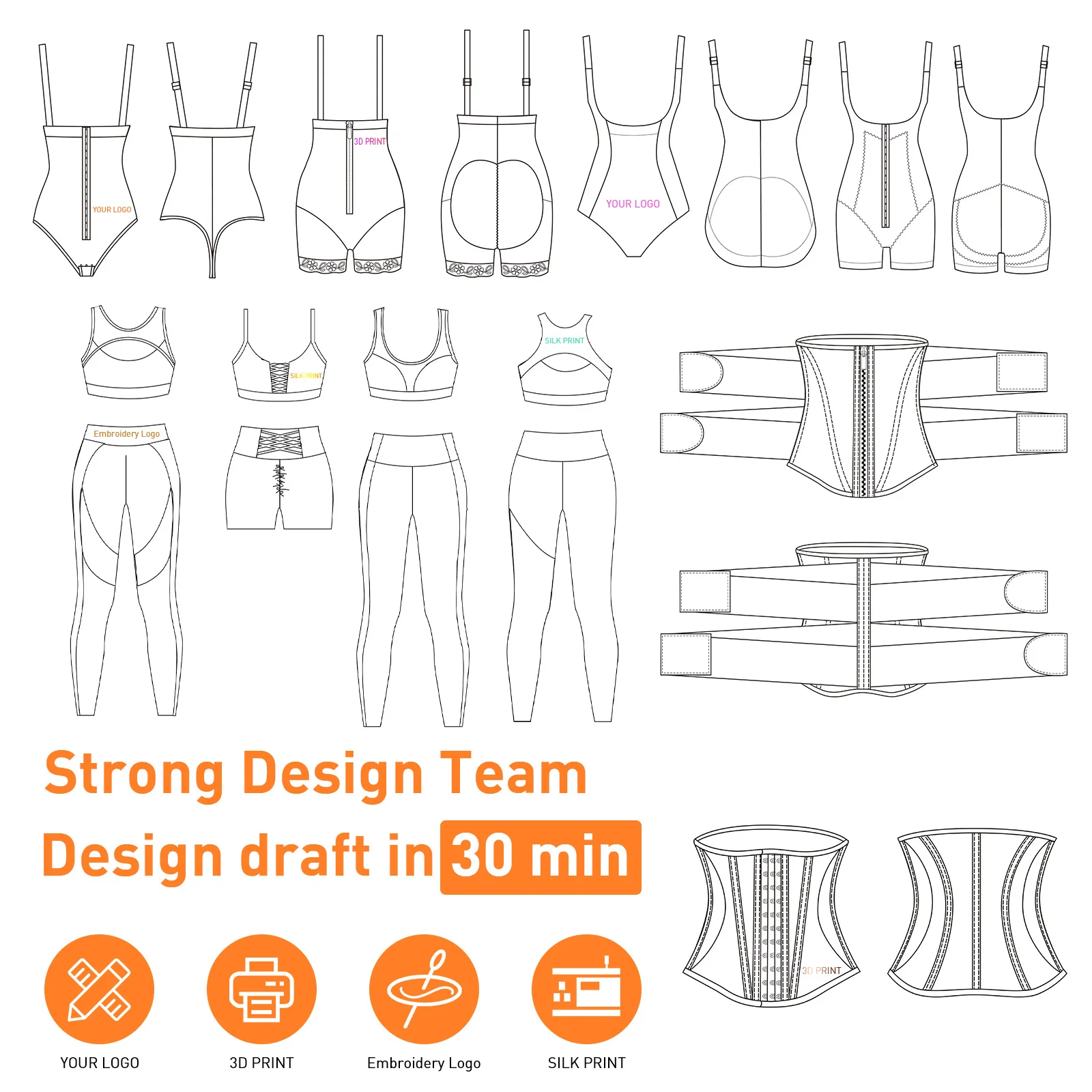 BBL sheath HEXIN custom plus size tummy control panty women shaper post-operatorias fajatex colombianas shapewear