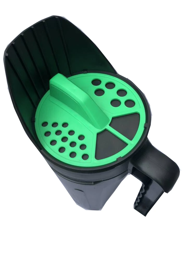 2.5L manual broadcast seed salt fertilizer lawn gardening handy spreader