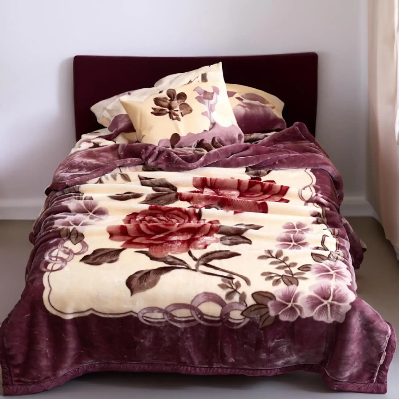 Mink Faux Fur Printed Children Fleece Blankets Custom Design Pink Customized Fast Baby Blanket