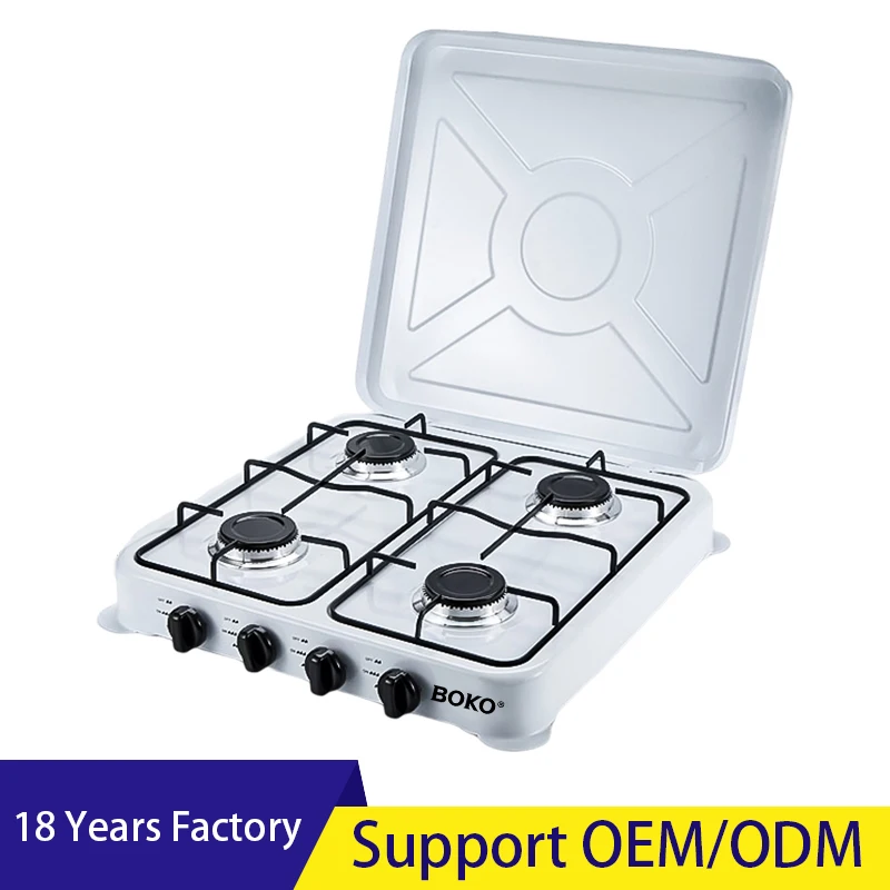 Trending products Europe Gas Stove Cast Iron Four-Burners Stove Gas Cooker Manufacturer Kitchen Stove