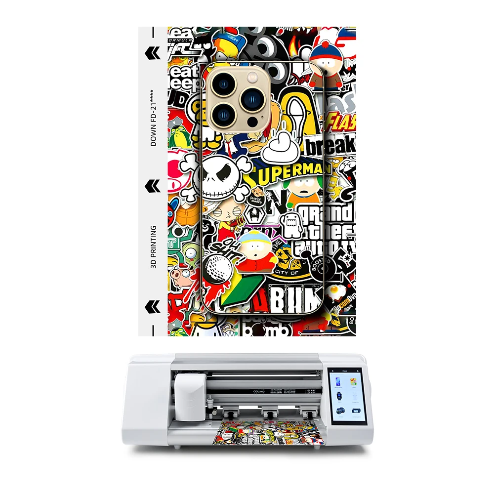 3D Printing Phone Back Sticker Skin Mobile Phone Protective Back Sticker Back Tpu Films