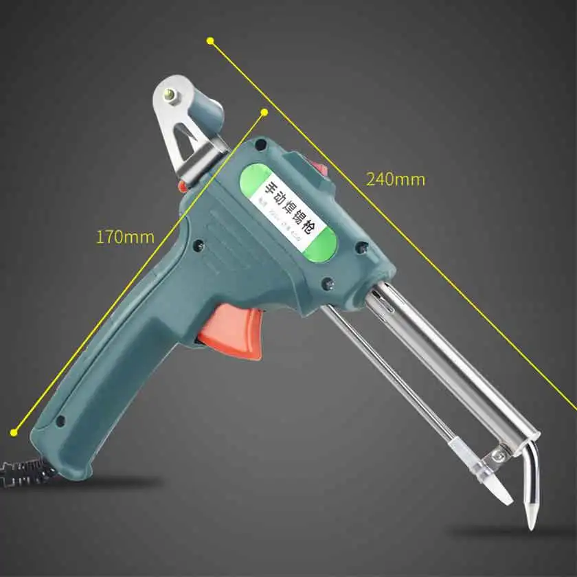 Promotion 60w manual soldering iron gun electric gun type automatic soldering machine external heat tin iron gun