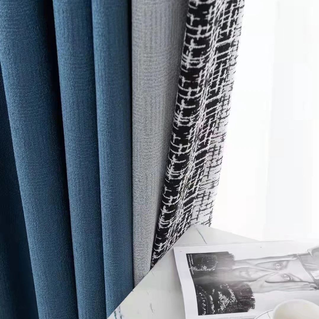 Curtain For Living Room Ready Made Curtain Blackout Material 100% Polyester 1200G CURTAINS FOR living room