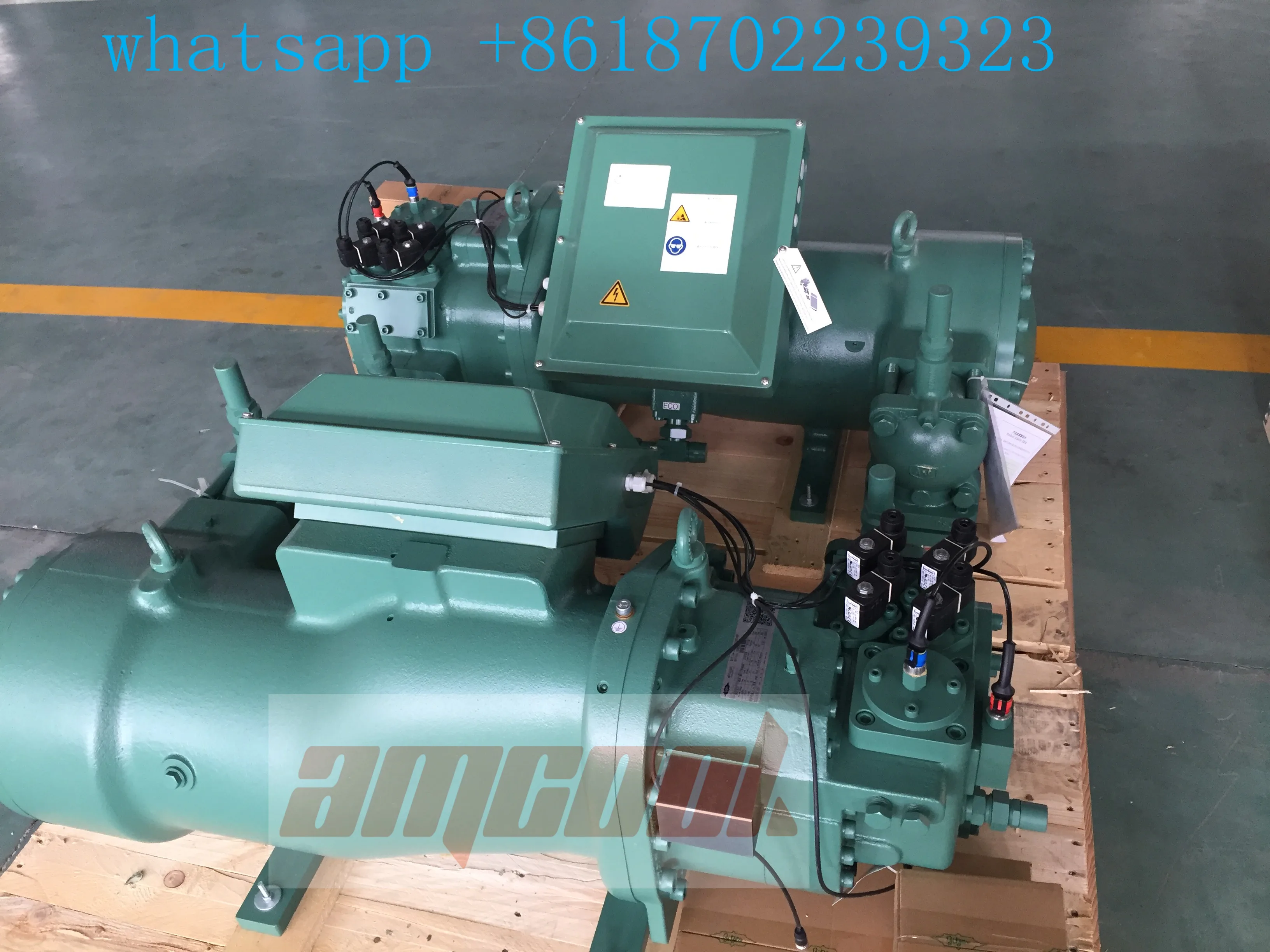  HSN8561-110-40P 110 тонн с воздушным охлаждением винтовой компрессор 110hp компрессорно-конденсаторный блок для холодной погоды заморозка